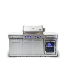 Load image into Gallery viewer, Mont Alpi 957FCRS Island with Refrigerator SS