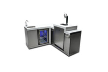 Load image into Gallery viewer, Mont Alpi Beverage Center with 90 Degree Corner and Kegerator