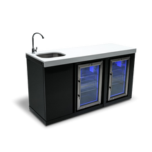 Load image into Gallery viewer, Mont Alpi Beverage Center with Fridge Cabinet