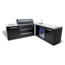 Load image into Gallery viewer, Mont Alpi Mai805-BSS90BEV Island 44in. 90 degree corner and Beverage Center