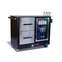 Load image into Gallery viewer, Mont Alpi Mobile Outdoor Prep Center / Large bar cart