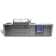 Load image into Gallery viewer, Mont Alpi Mai805-DBEV Island 44in./6-burner with Beverage Center