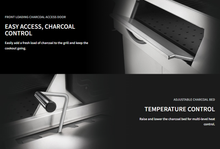 Load image into Gallery viewer, NAPOLEON CHARCOAL PROFESSIONAL Cart Grill