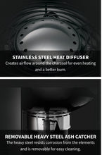 Load image into Gallery viewer, NAPOLEON 22" PRO CART CHARCOAL KETTLE GRILL