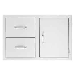 TrueFlame 2-drawer & Access Door combo