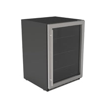 Load image into Gallery viewer, TrueFlame 24&quot; 5.1c Outdoor Rated Fridge w/Glass Door
