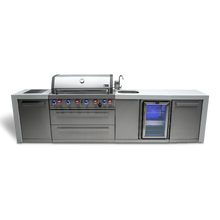 Load image into Gallery viewer, Mont Alpi Mai805-DBEV Island 44in./6-burner with Beverage Center
