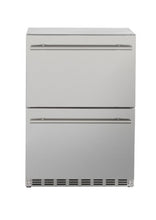 Load image into Gallery viewer, TrueFlame 24&quot; 5 3C Deluxe Outdoor Rated Fridge 2-Drawer Fridge
