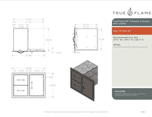 Load image into Gallery viewer, TrueFlame 2-drawer &amp; Access Door combo
