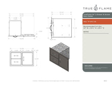 Load image into Gallery viewer, TrueFlame 2-drawer &amp; Access Door combo
